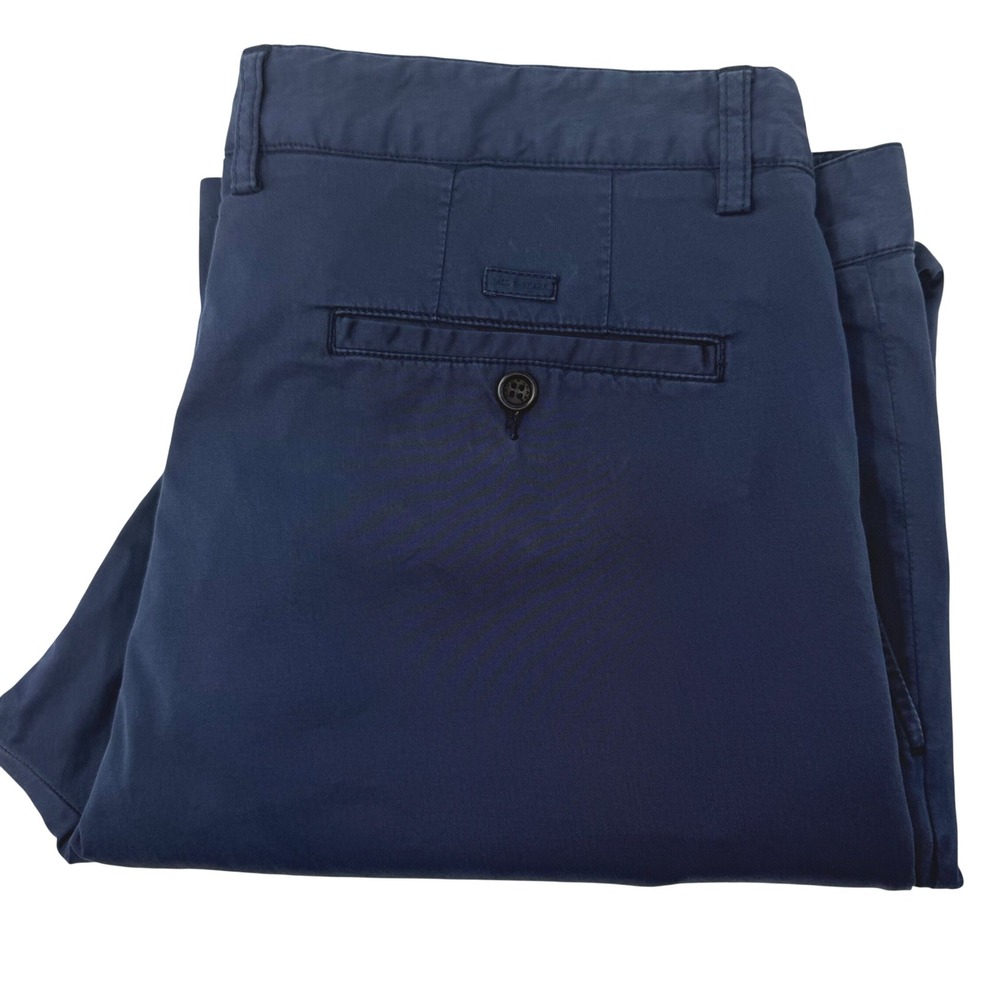Paul & Shark Yachting Mens Navy Blue Chino Trousers Made in Italy 38x31